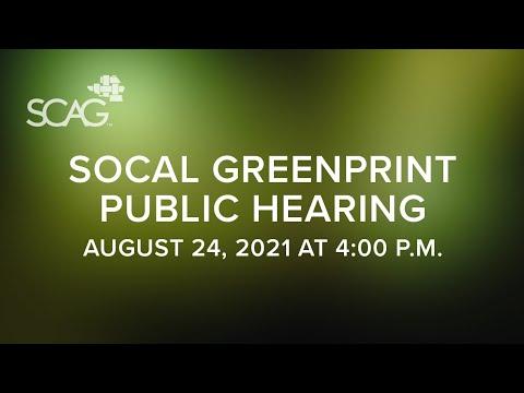 SoCal Greenprint Public Hearing Recording