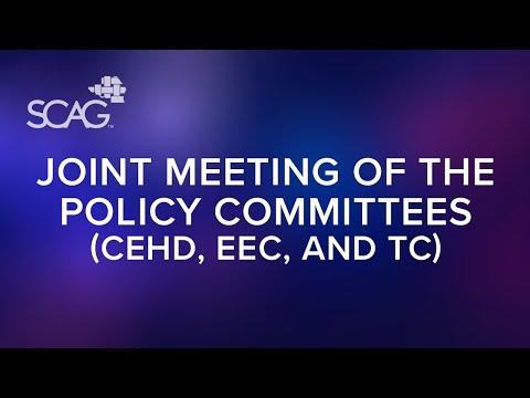 Joint Meeting of the Policy Committees (CEHD, EEC, and TC) 