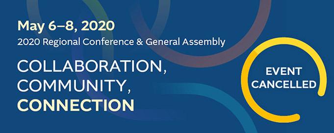 Flyer for the 2020 Regional Conference & General Assembly