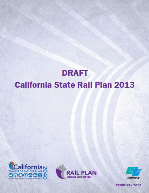 CA HSR 2013 Business Plan Cover Image