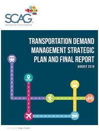 SCAG Transportation Demand Management Strategic Plan and Final Report Cover Image