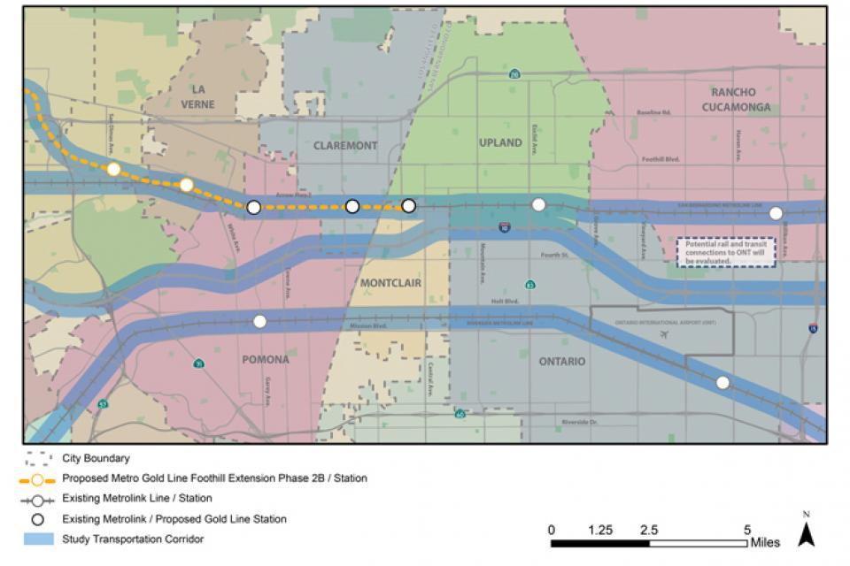 Image: Inter-County Transit and Rail Study Map