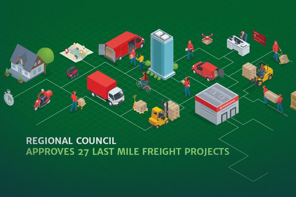 Featured Image for Regional Council Approves 27 Last Mile Freight Projects News Item