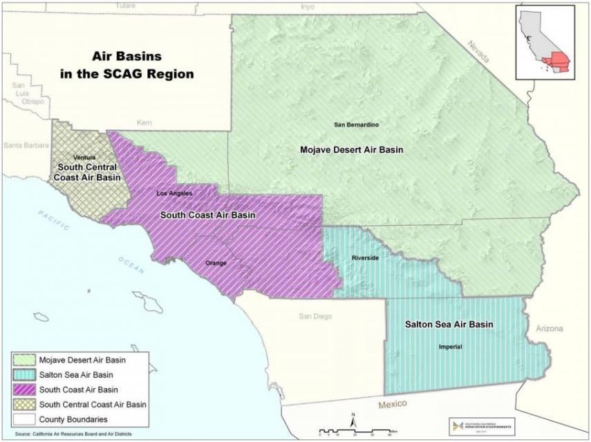 Air Basin in SCAG Region