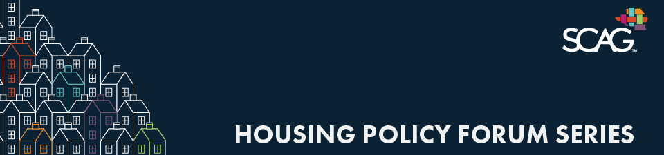Housing Policy Forum Series Banner