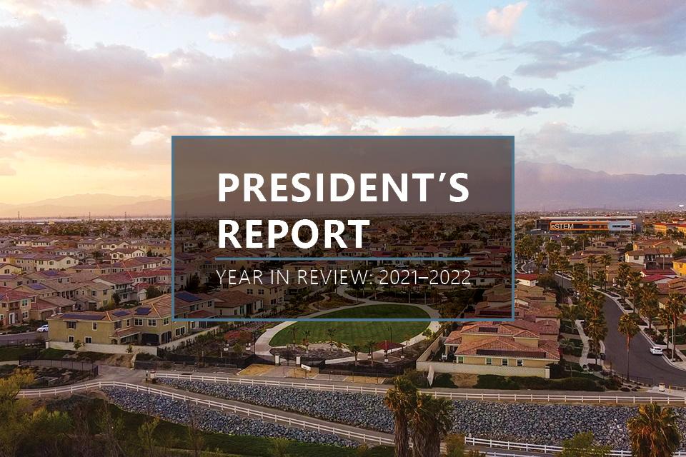President's Report Year in Review 2021-2022